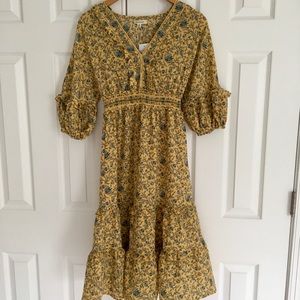 Max Studio Floral Spring/ Summer Dress Size Small